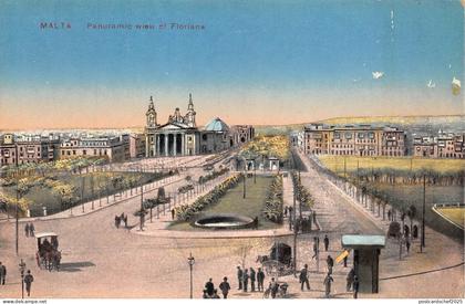 BR44147 Malta panoramic view of floriana malta