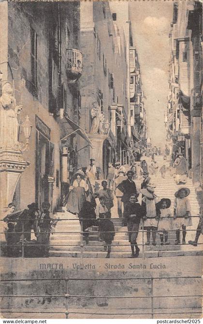 BR45900 Malta valletta strada santa lucia malta