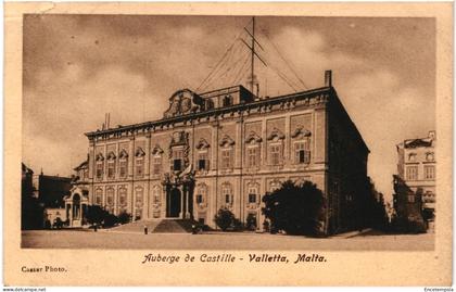 CPA  Carte Postale   Malte  Valletta Auberge de Castille  VM111742
