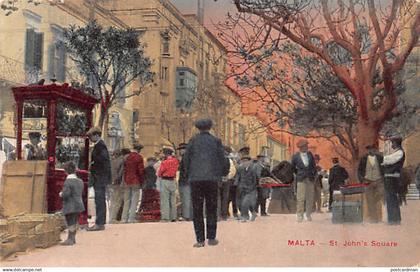 Malta - VALLETTA - St. John's square - Publ. unknown