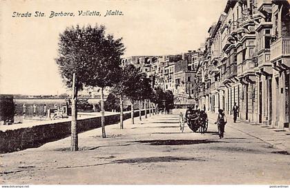 Malta - VALLETTA - Strada Santa Barbara