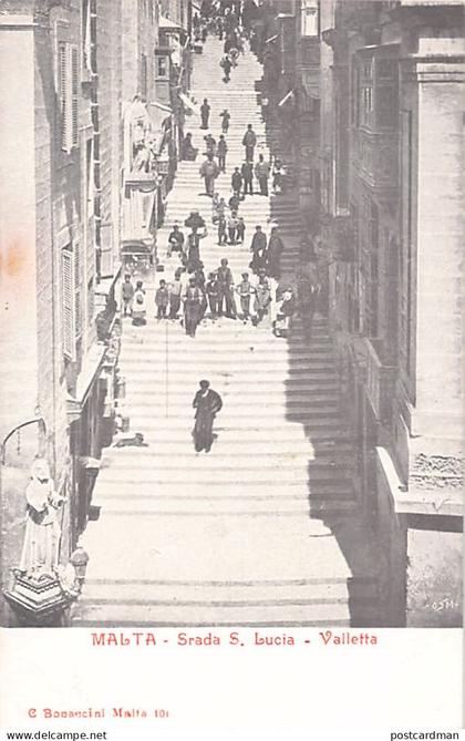 Malta - VALLETTA - Strada Santa Lucia - Publ. C. Bonaccini 101