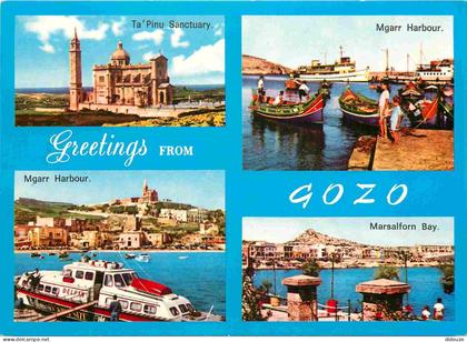 Carte Postale - Malte - Gozo - Multivues - CPM - Voir Scans Recto-Verso - Poscard - Carta Postal -  Postkarte