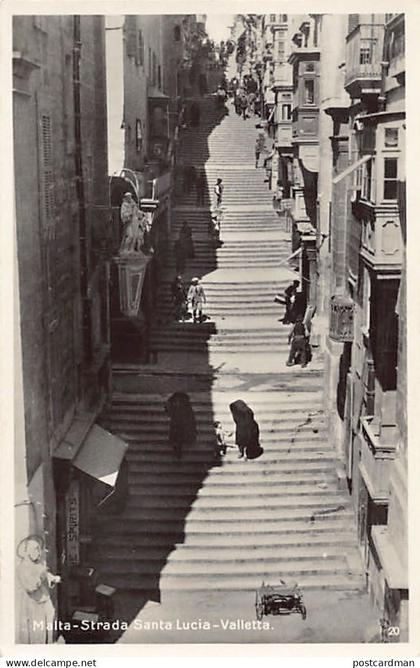 Malta - VALLETTA - Strada Santa Lucia - Publ. unknown 20