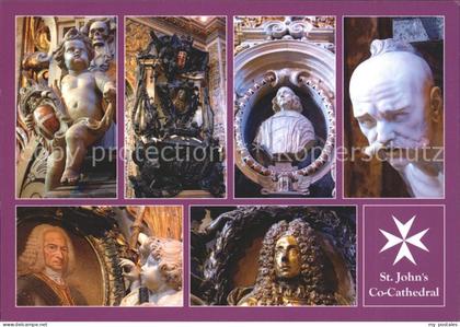 Valletta Details St. John's Co-Cathedrale interior