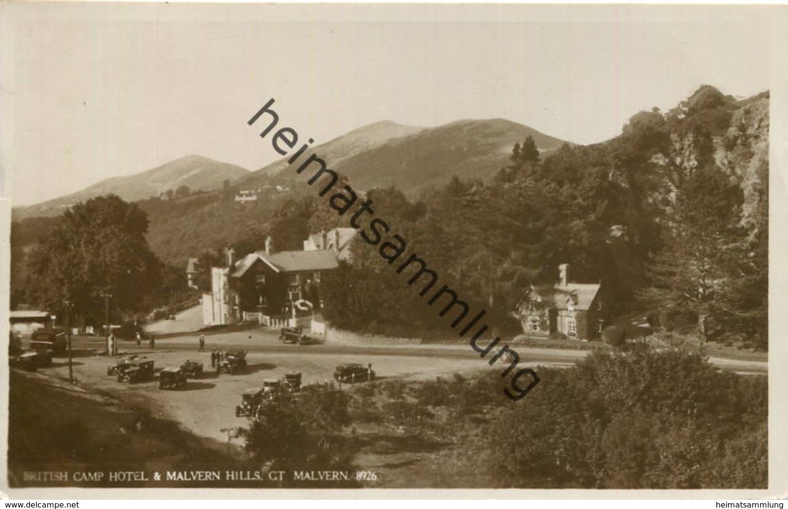 Malvern - British Camp Hotel & Malvern Hills - Foto-AK