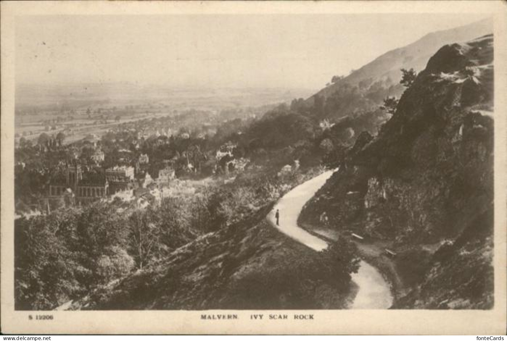 Malvern Worcestershire Ivy Scar Rock