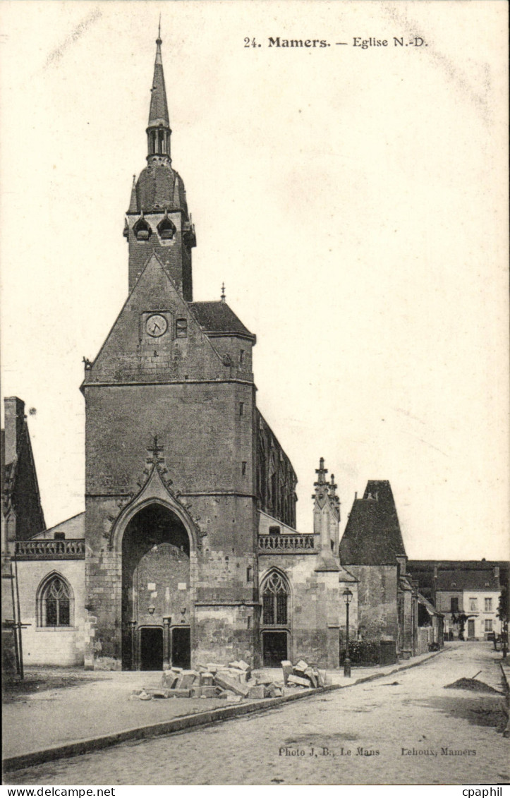 Mamers CPA Eglise
