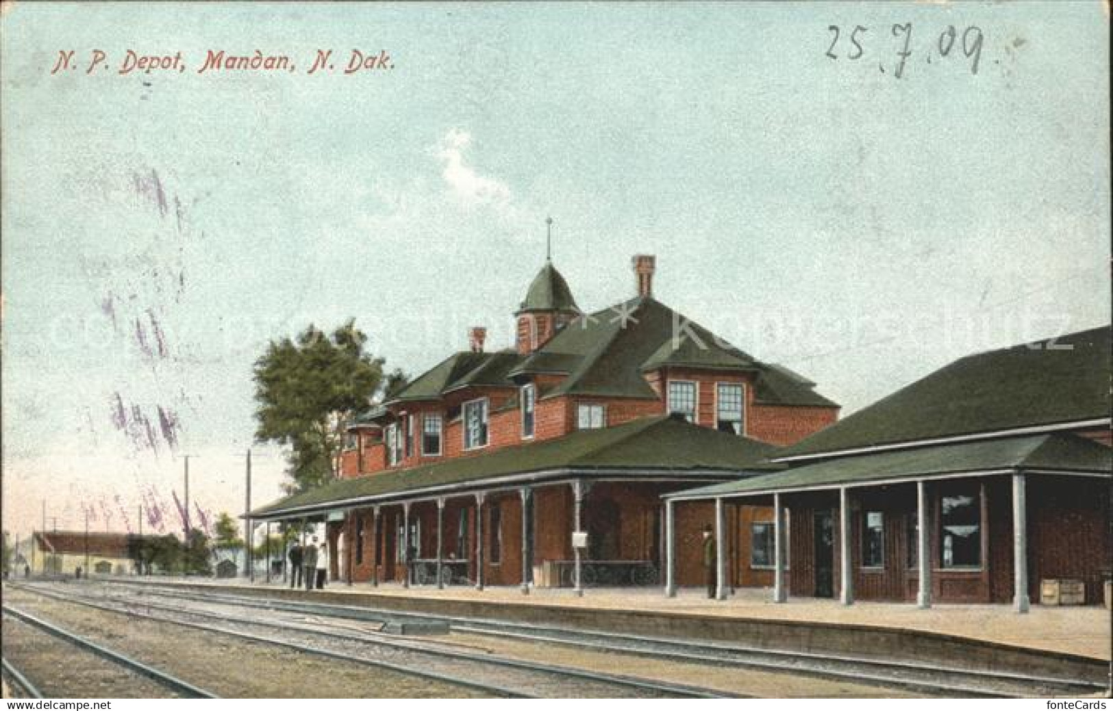 Mandan NP Depot Railway