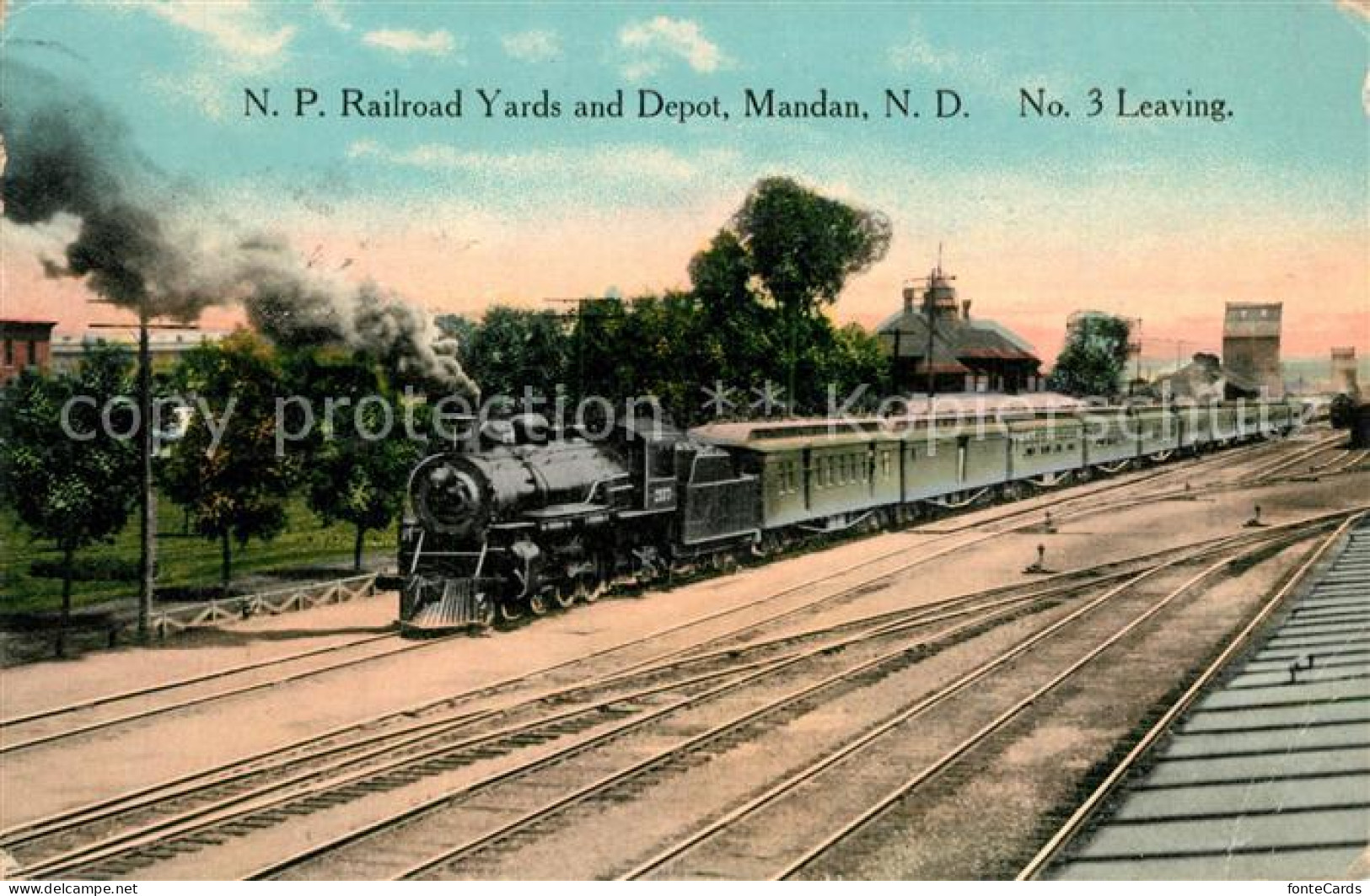 Mandan Railroad Yards and Depot
