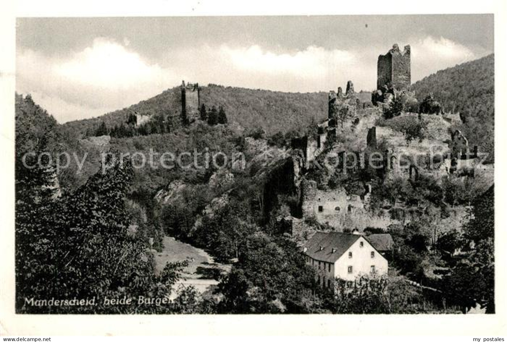 Manderscheid Eifel beide Burgen