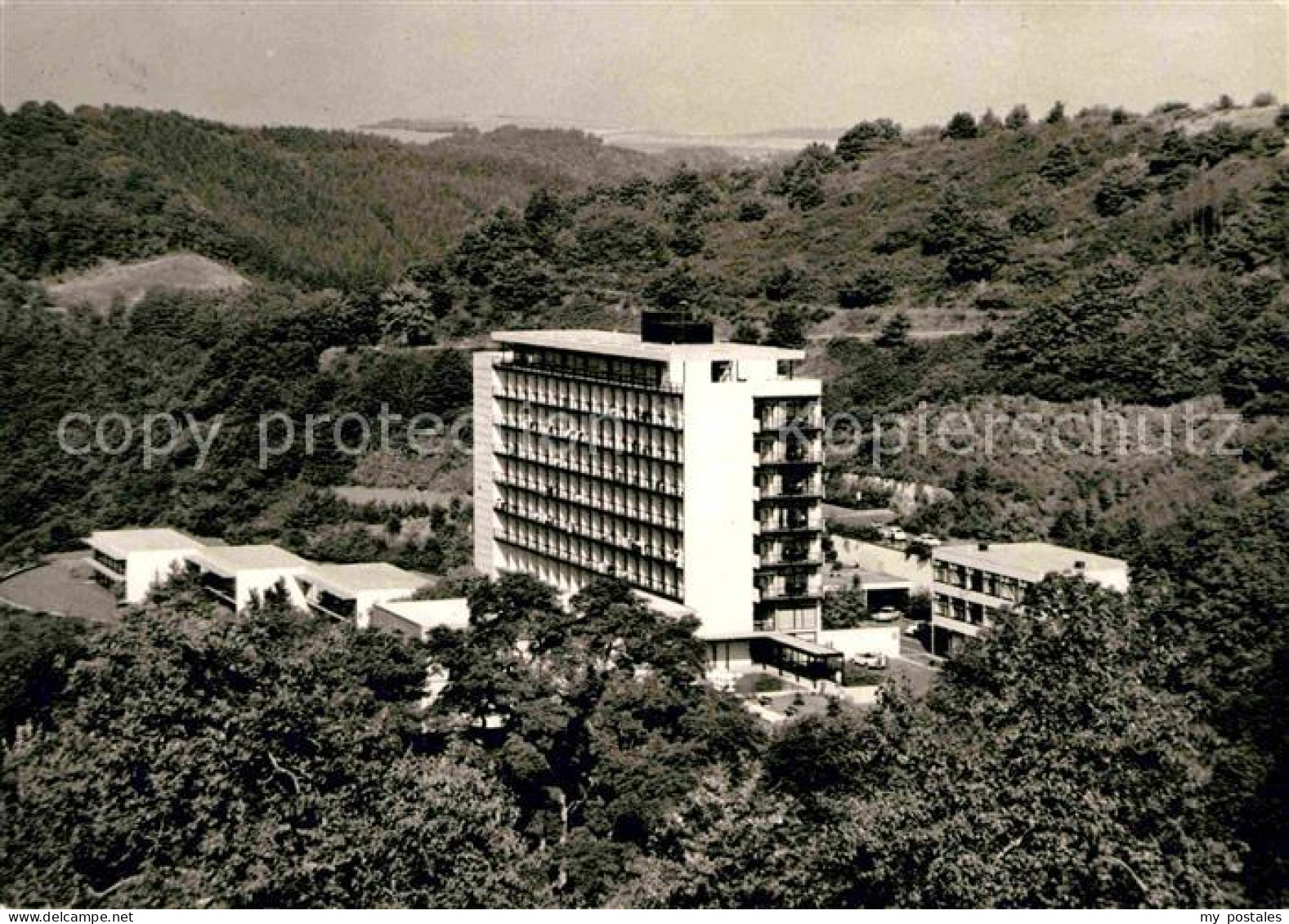 Manderscheid Eifel Eifelsanatorium Fliegeraufnahme