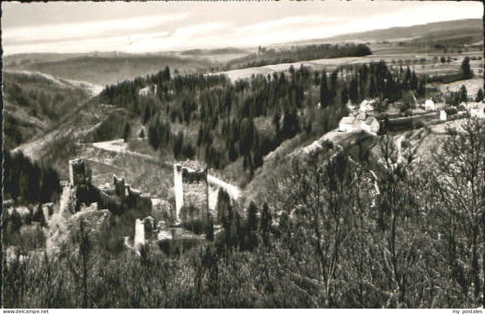 Manderscheid Eifel Manderscheid Burgen x 1960