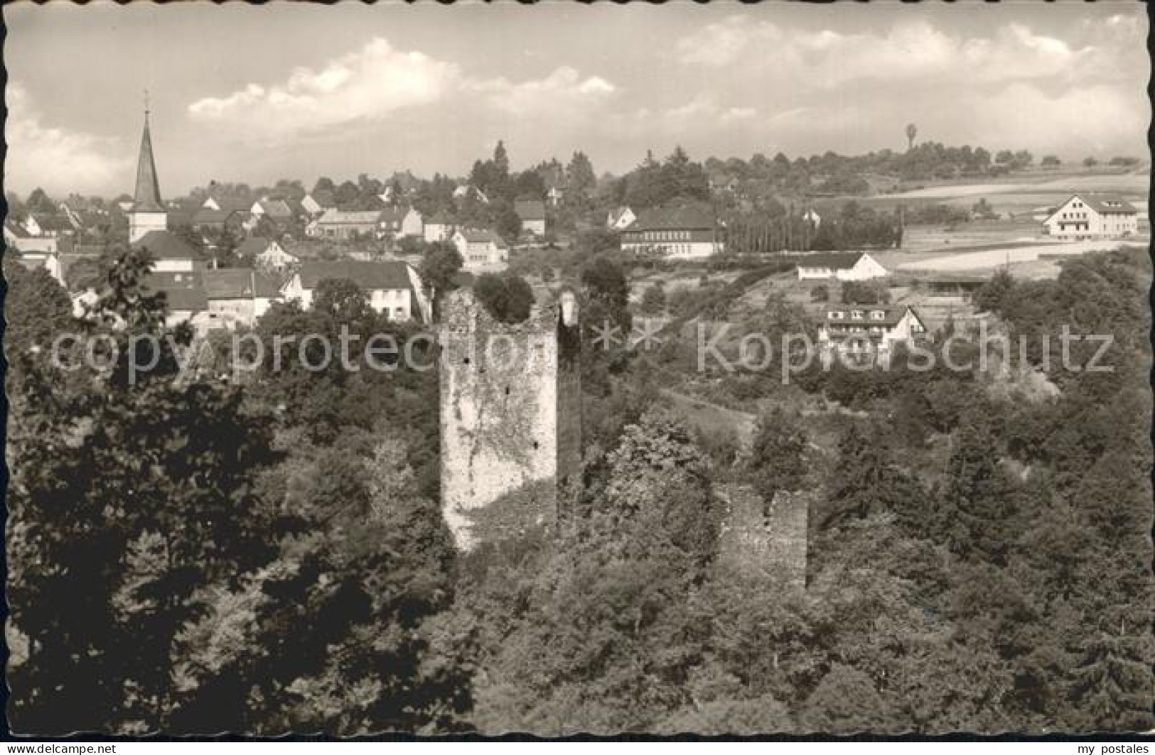 Manderscheid Eifel mit Oberburg