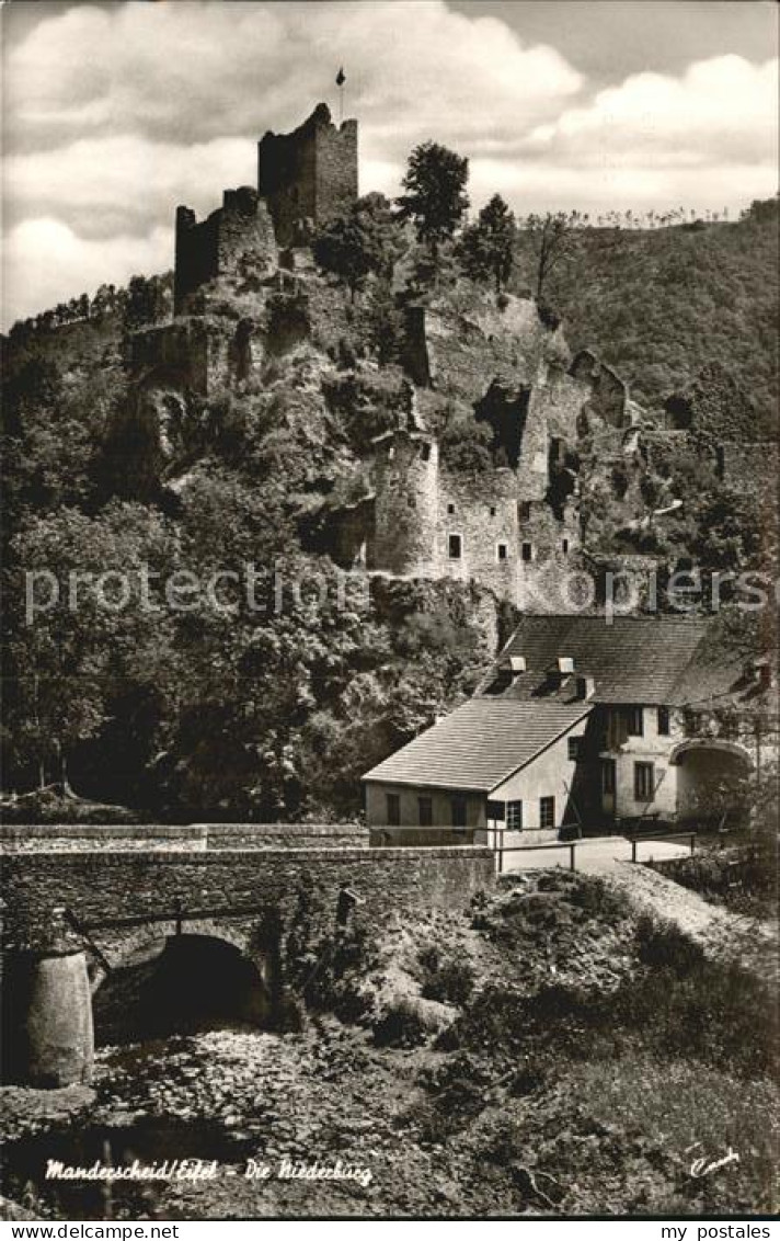 Manderscheid Eifel Niederburg Ruine