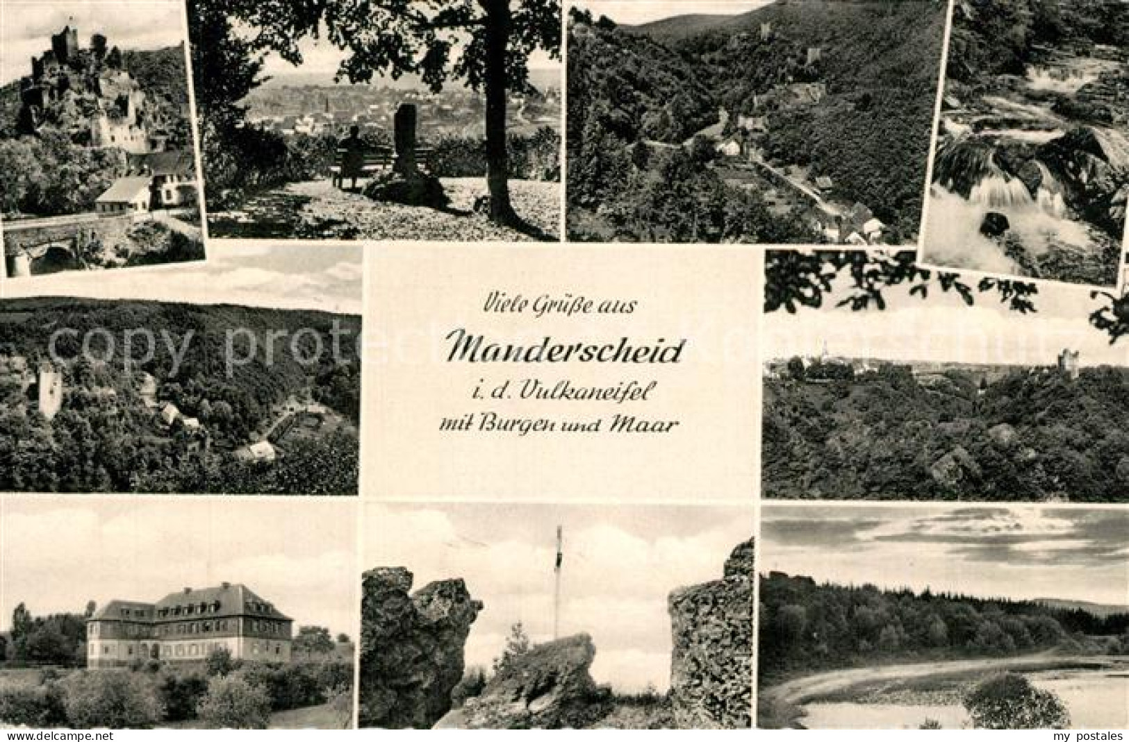 Manderscheid Eifel Oberburg Niederburg Mosenberger Maar
