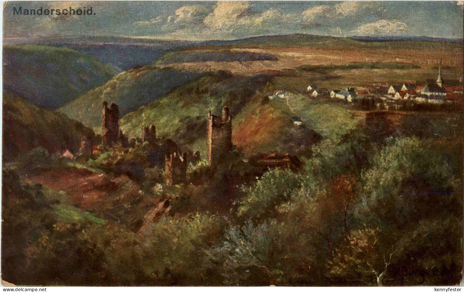 Manderscheid - Künstlerkarte
