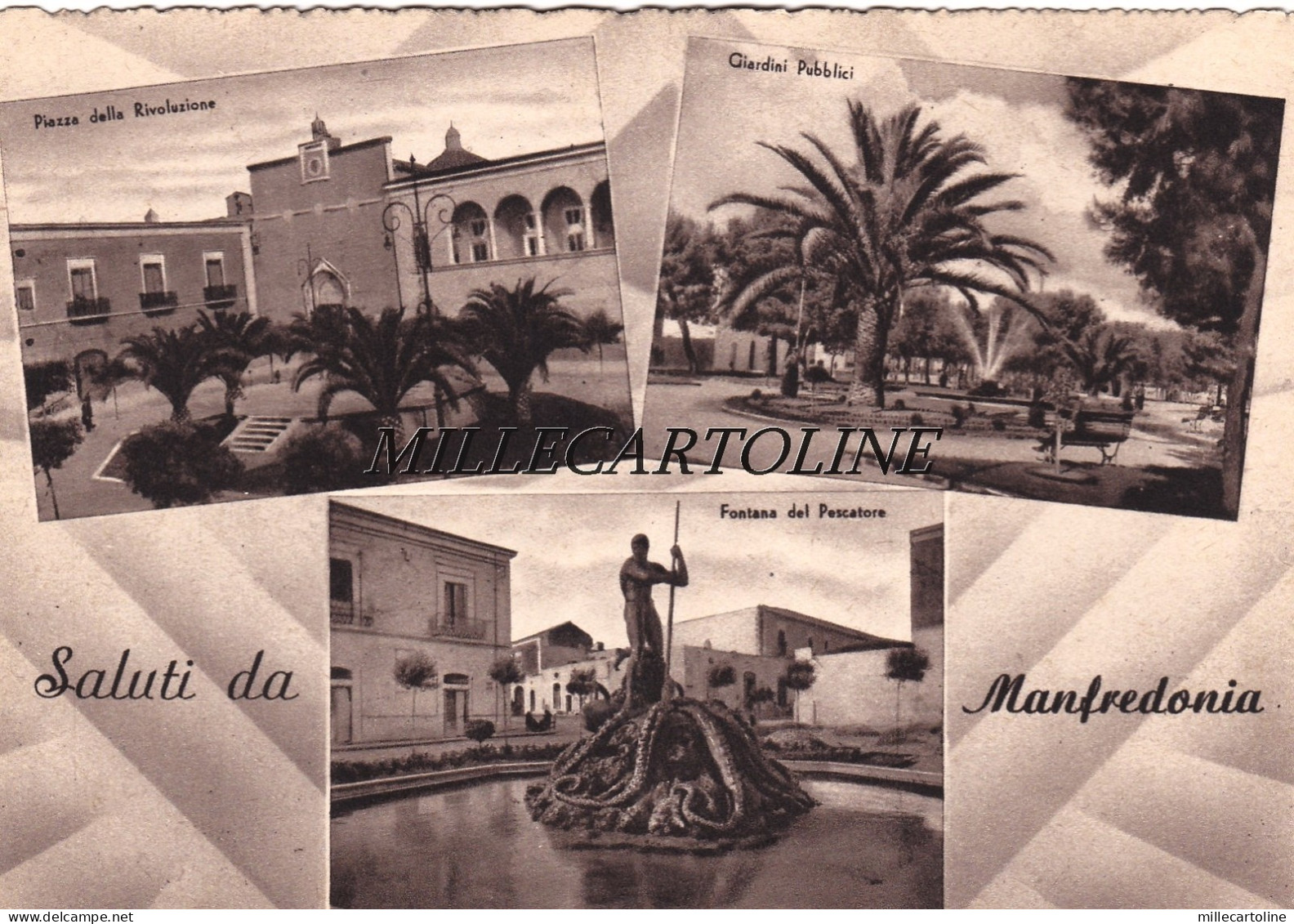 MANFREDONIA:  Saluti da  - 3 vedute