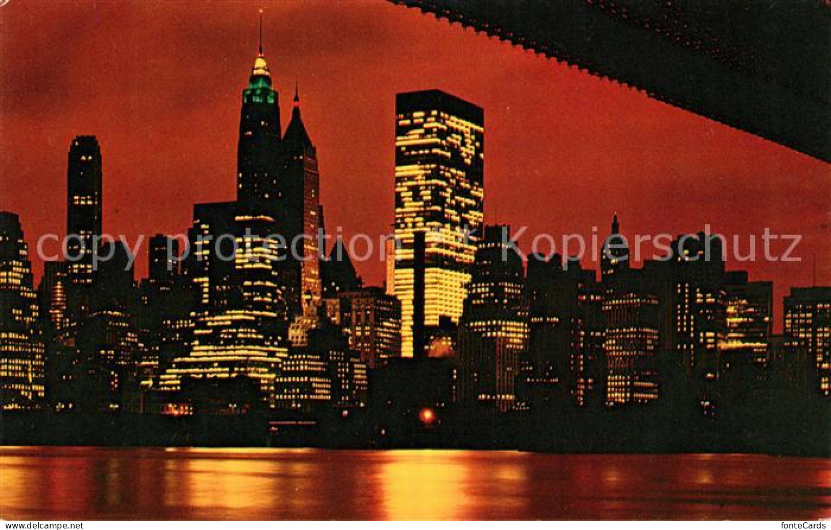 Manhattan New York Lower Manhattan Nacht