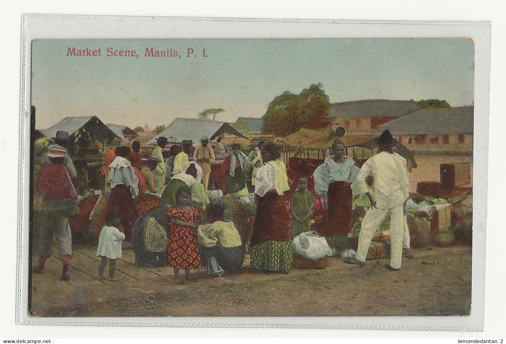 Manila, Market Scene. *