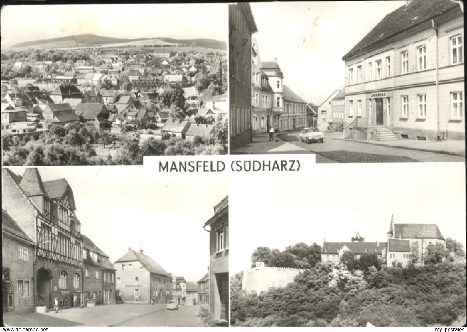 Mansfeld Suedharz Rathaus Schloss Lutherstrasse