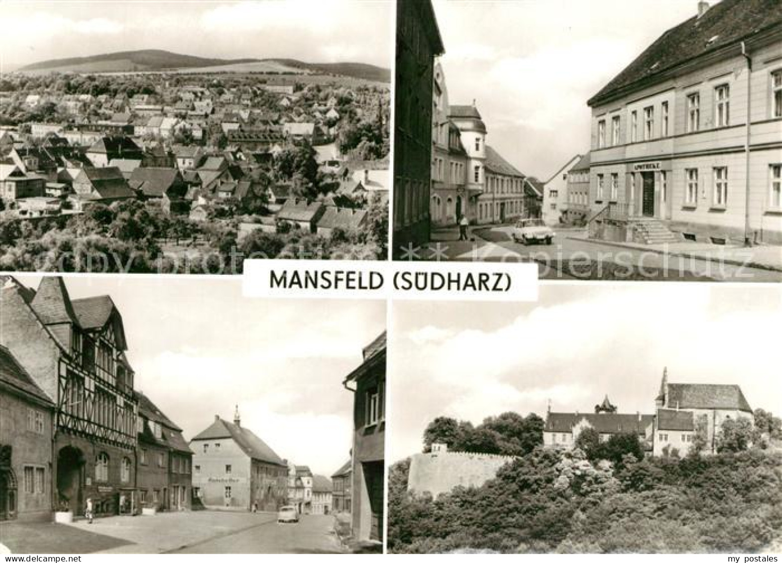 Mansfeld Suedharz Unterstadt Lutherstrasse Rathaus Schloss