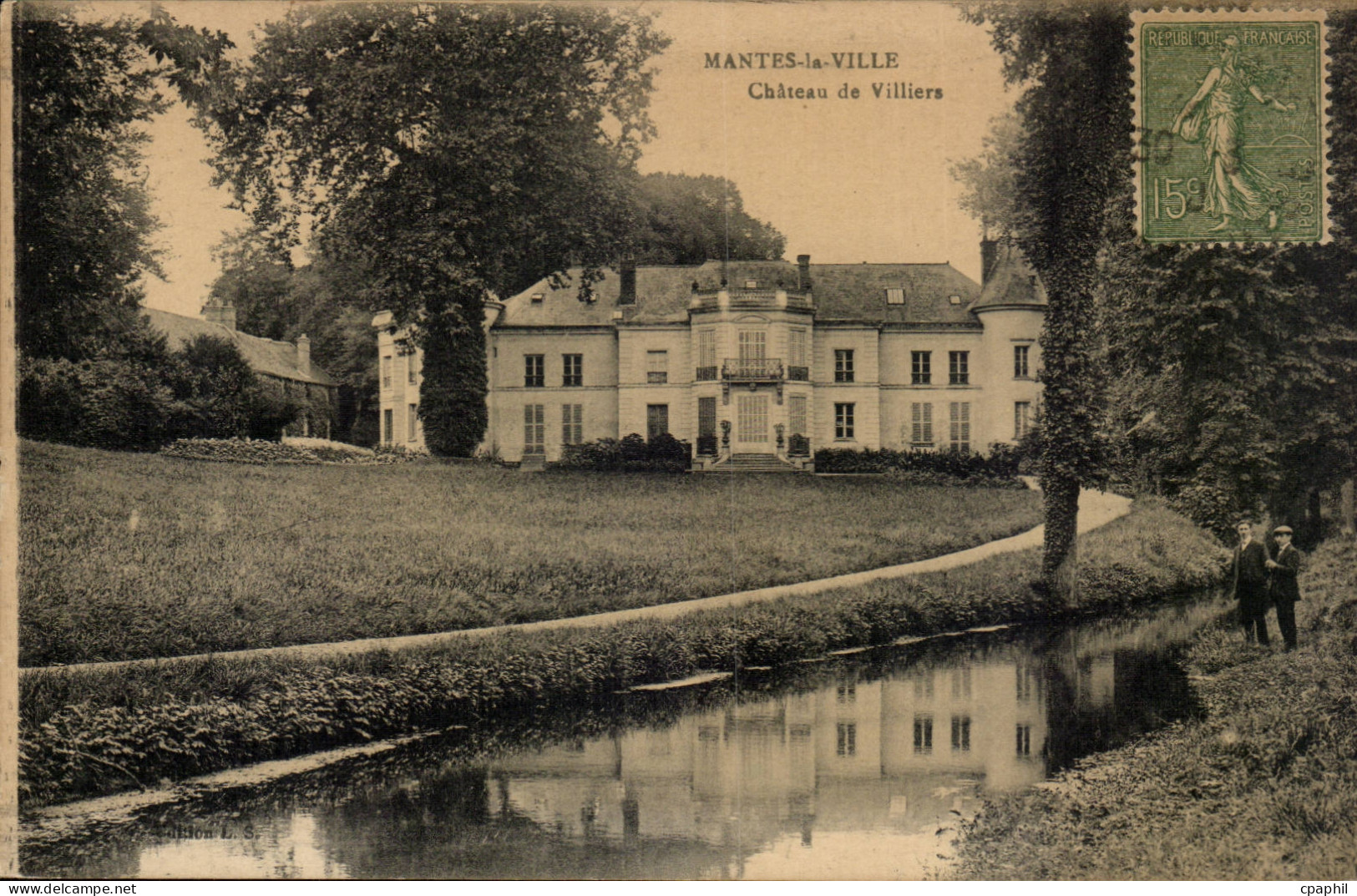 Mantes la Ville cPA Chateau de Villiers