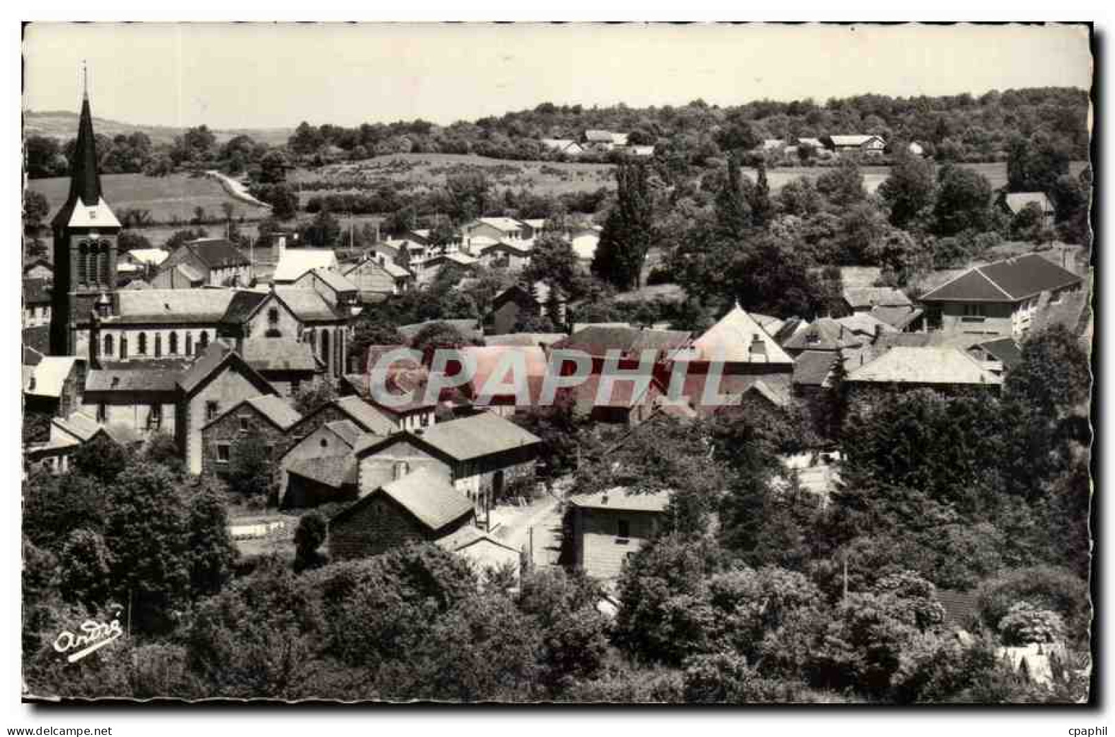 Manzat CPA Vue generale
