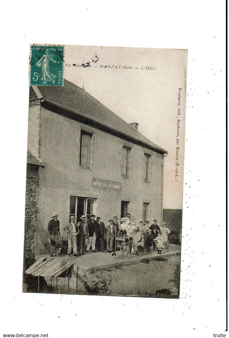 MANZAT GARE L'HOTEL