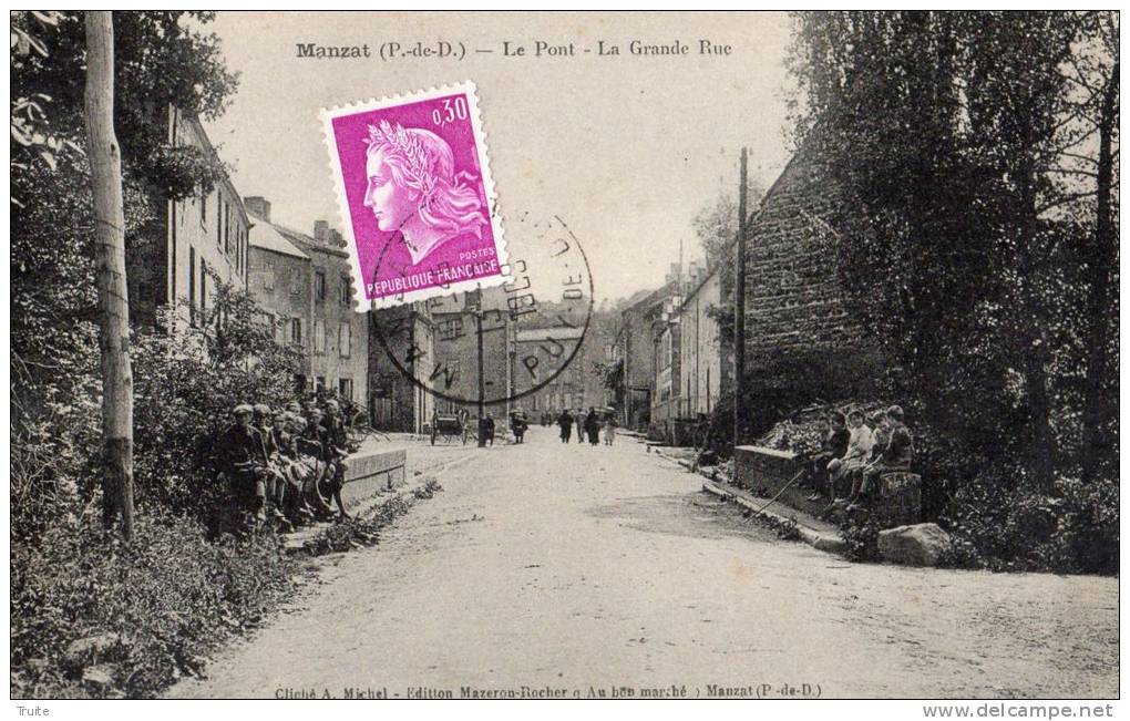 MANZAT LE PONT LA GRANDE RUE