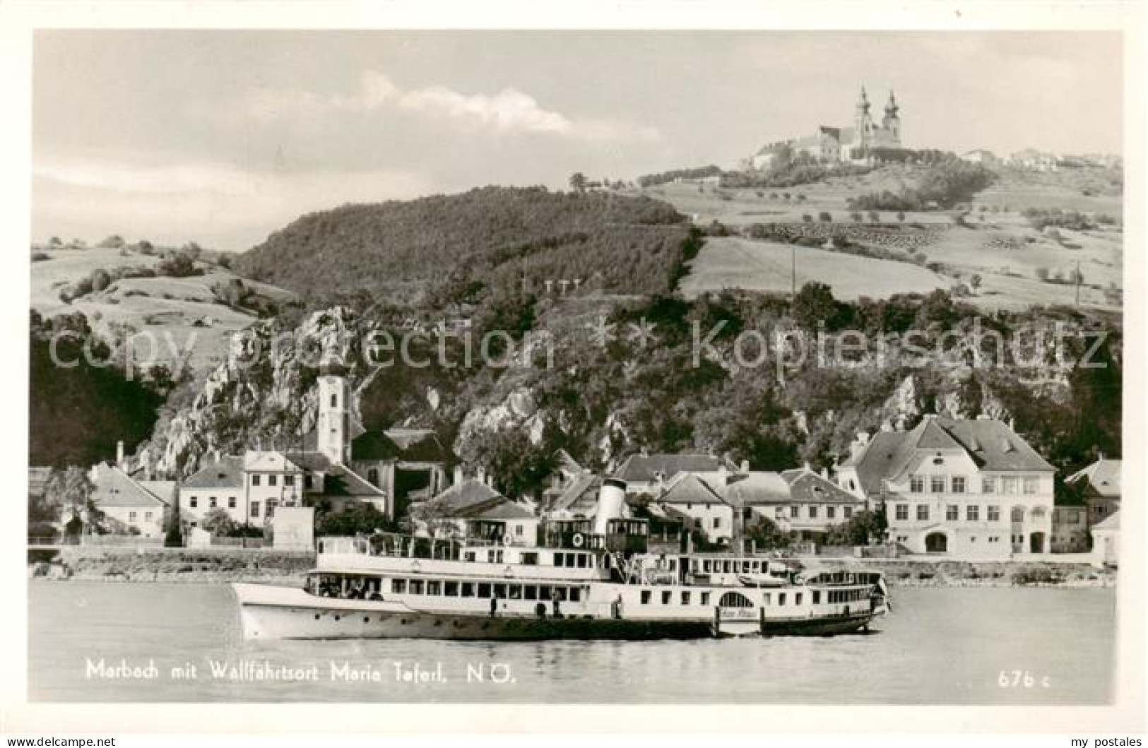 Marbach Donau MArbach m. Wallfahrtsort Maria Taferl - Dampfer