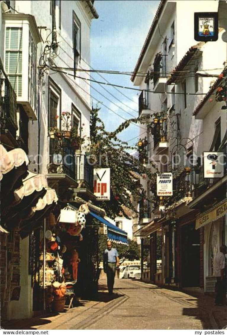 Marbella Andalucia Strassenansicht
