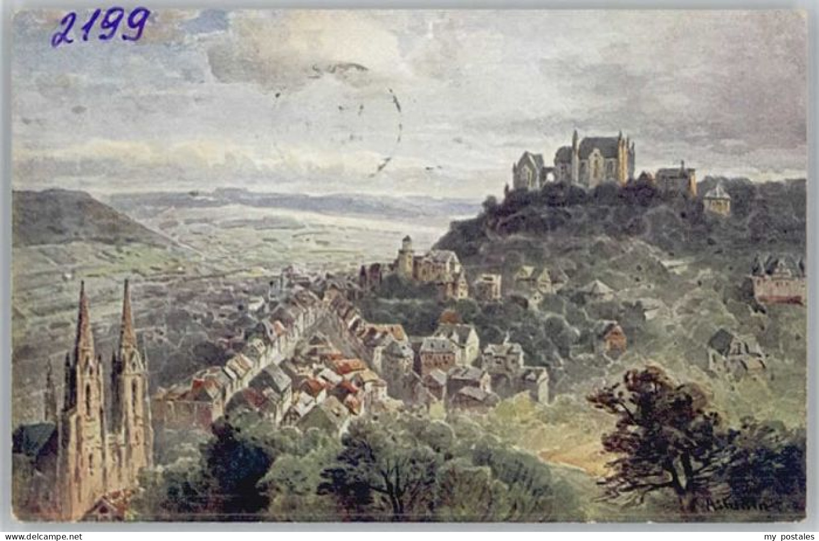 Marburg Lahn Marburg Kuenstlerkarte