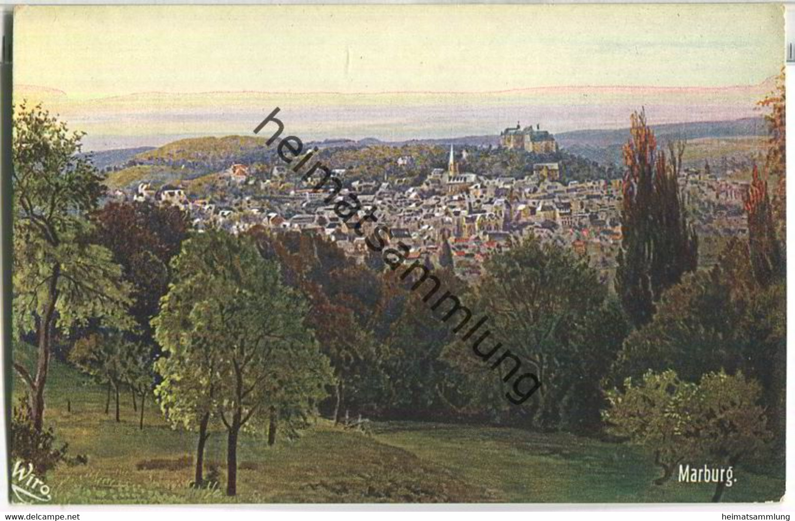 Marburg - von dem Hansehaus aus - Verlag N. G. Elwerts Marburg