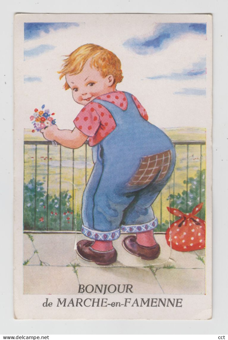 Marche-en-Famenne    CARTE SYSTEME  Bonjour de Marche-en-Famenne