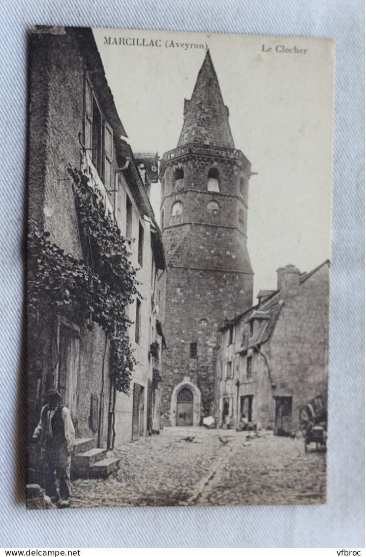 Marcillac, le clocher, Aveyron 12