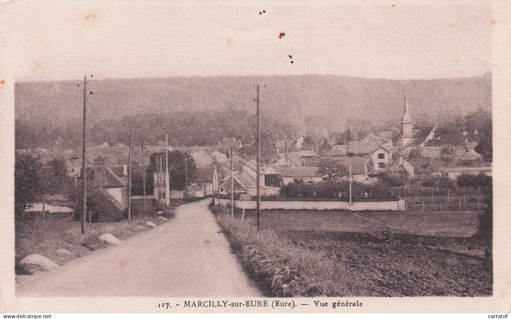 MARCILLY sur EURE . Vue générale