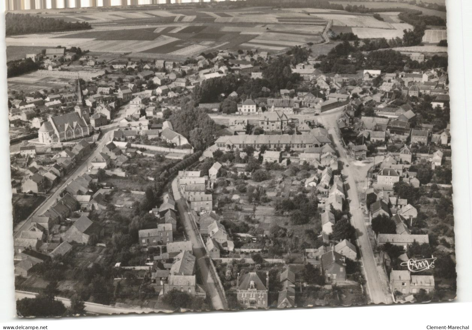 MARCOING: vue aérienne 10X15 - très bon état