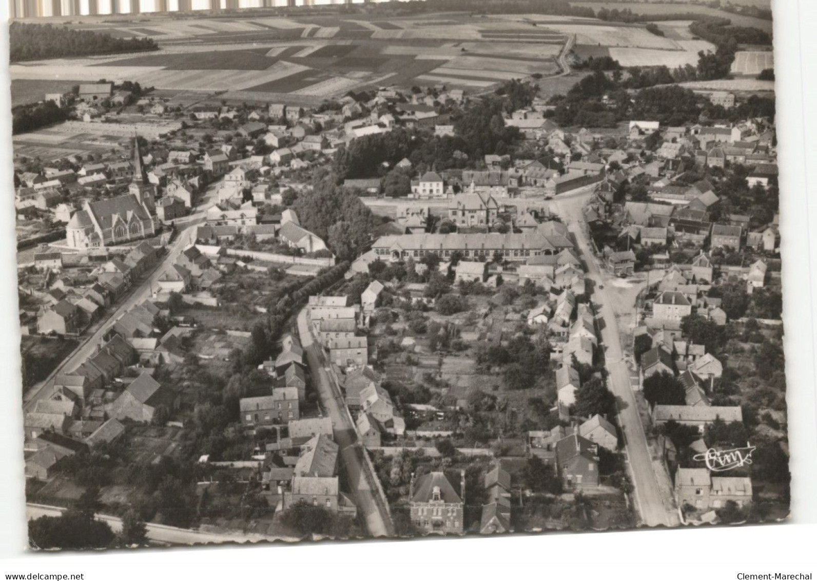 MARCOING: vue aérienne 10X15 - très bon état