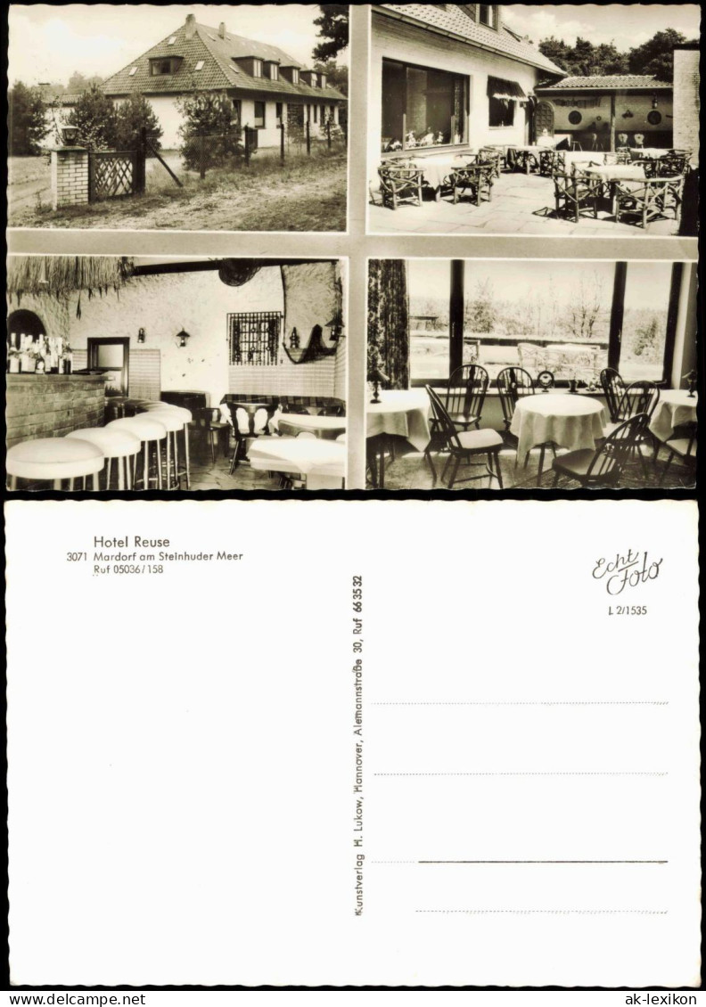 Mardorf Steinhuder Meer Neustadt am Rübenberge 4 Bild Hotel Reuse 1962