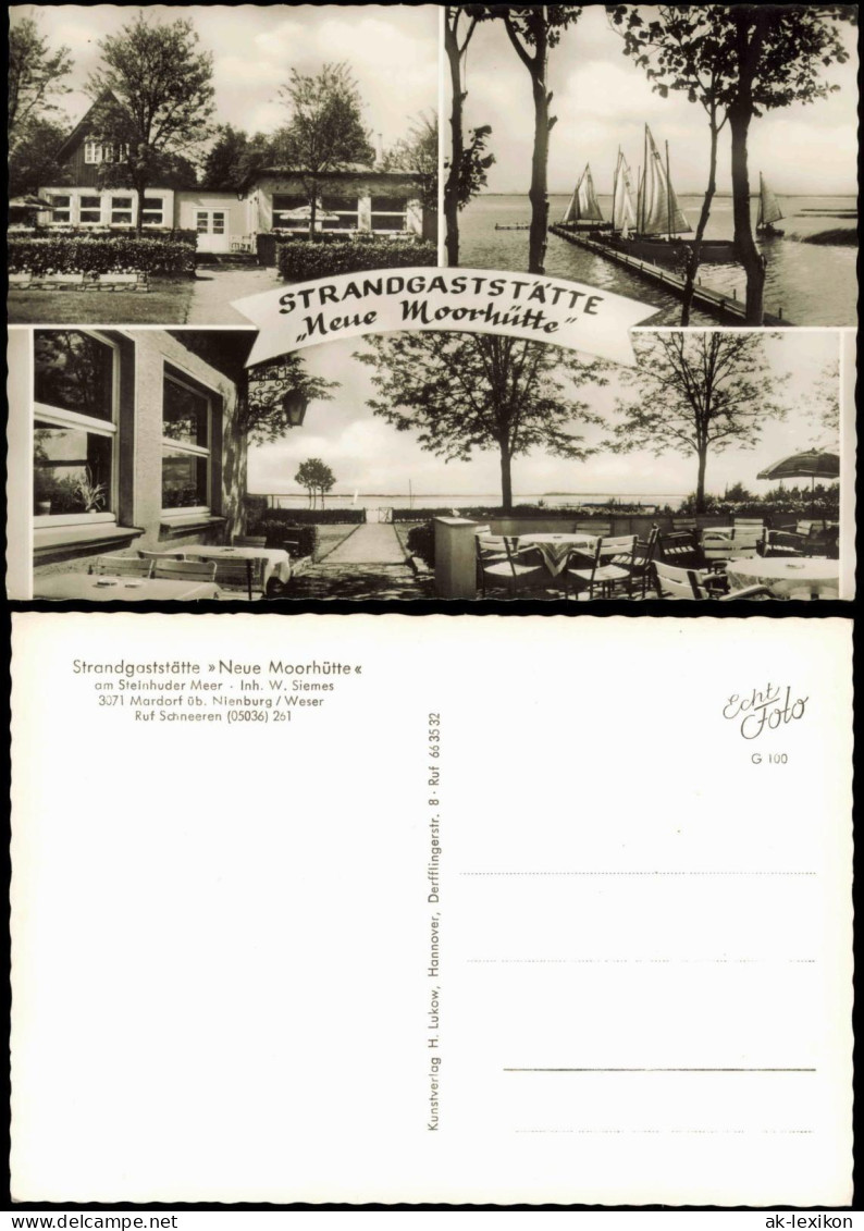 Mardorf Steinhuder Meer Neustadt am Rübenberge Gaststätte Neue Moorhütte  1964