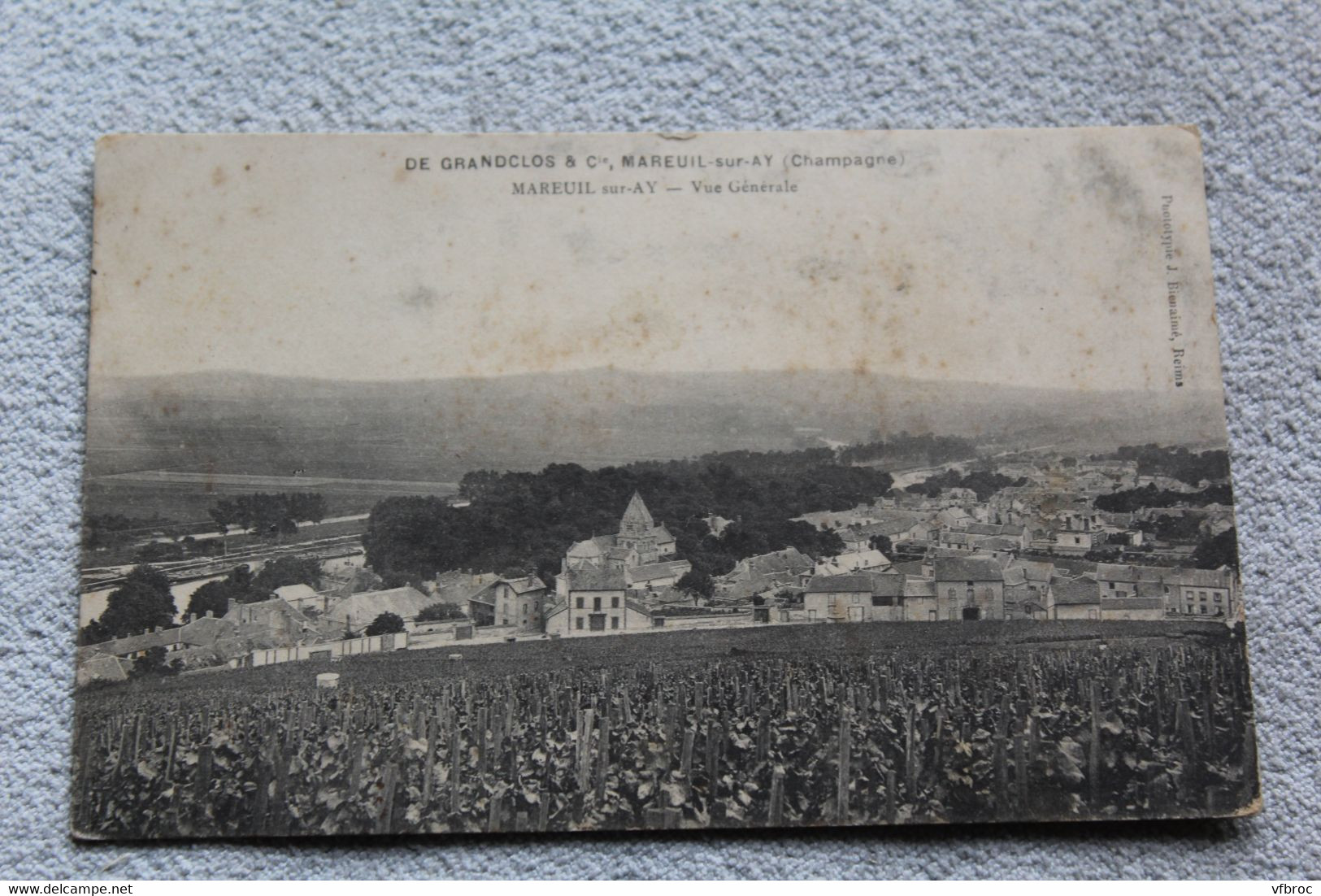 Mareuil sur Ay, vue générale, de Grandclos et Cie, Marne 51