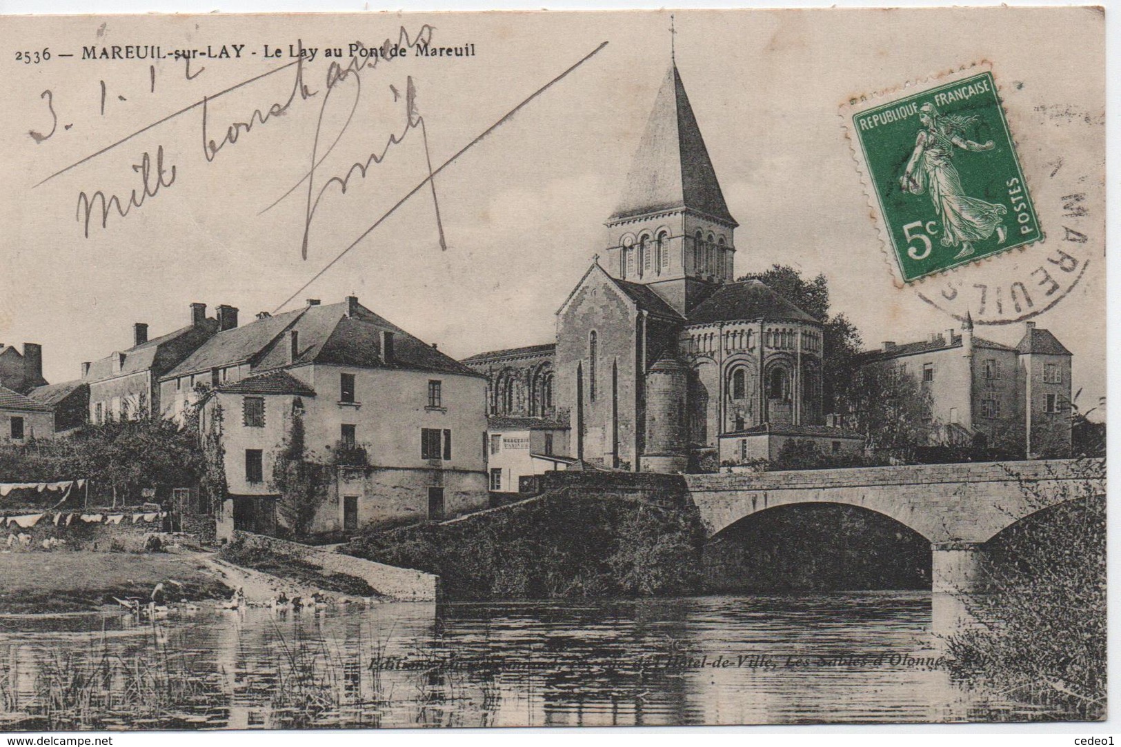 MAREUIL SUR LAY  LE LAY AU PONT DE MAREUIL