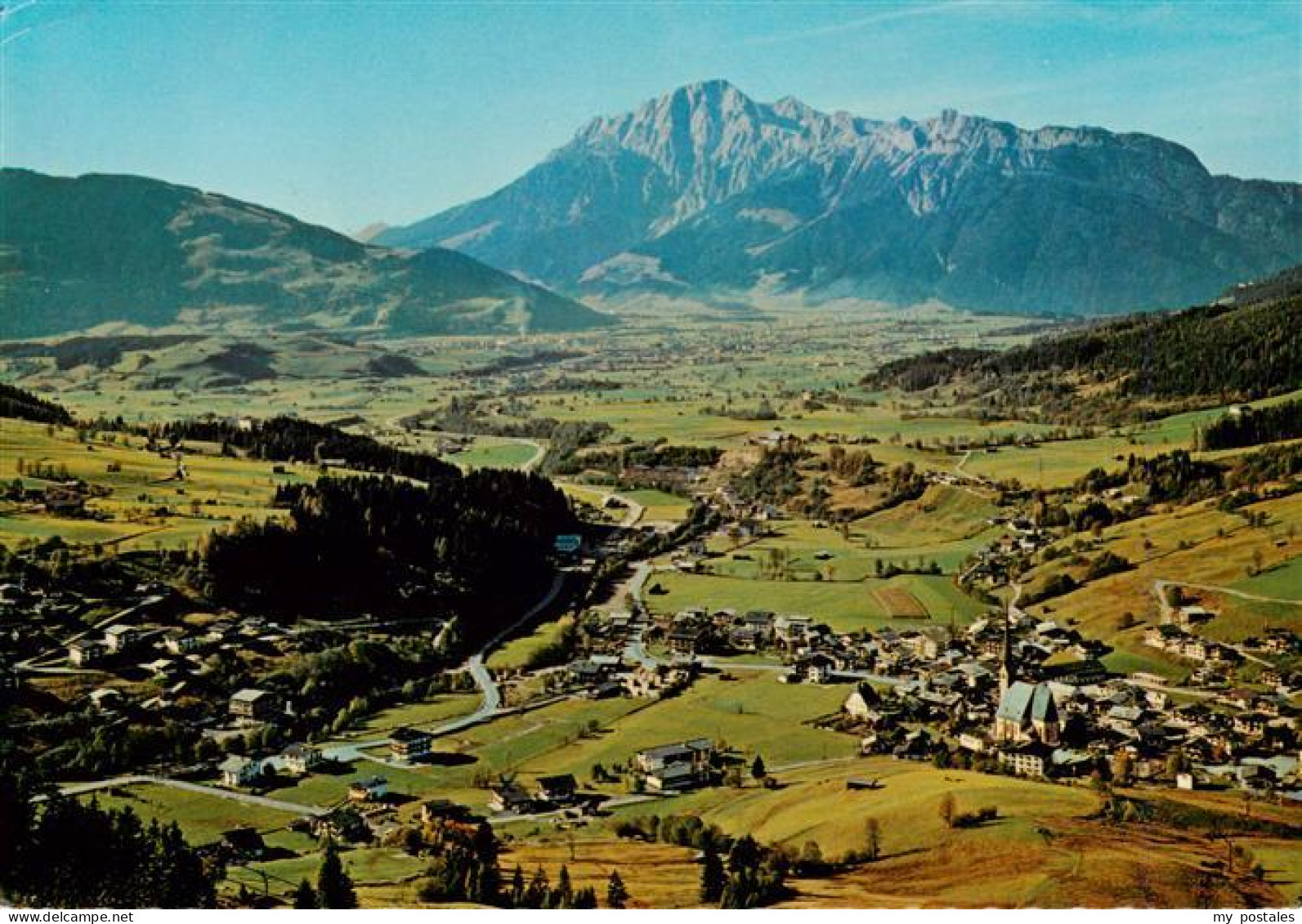 Maria Alm Steinernen Meer AT Fliegeraufnahme