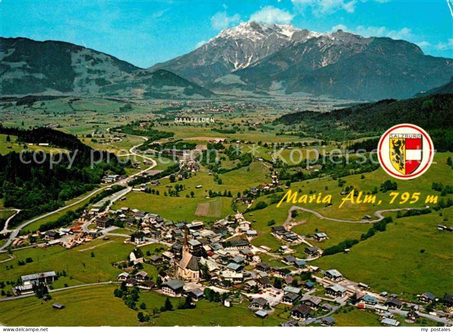 Maria Alm Steinernen Meer Fliegeraufnahme