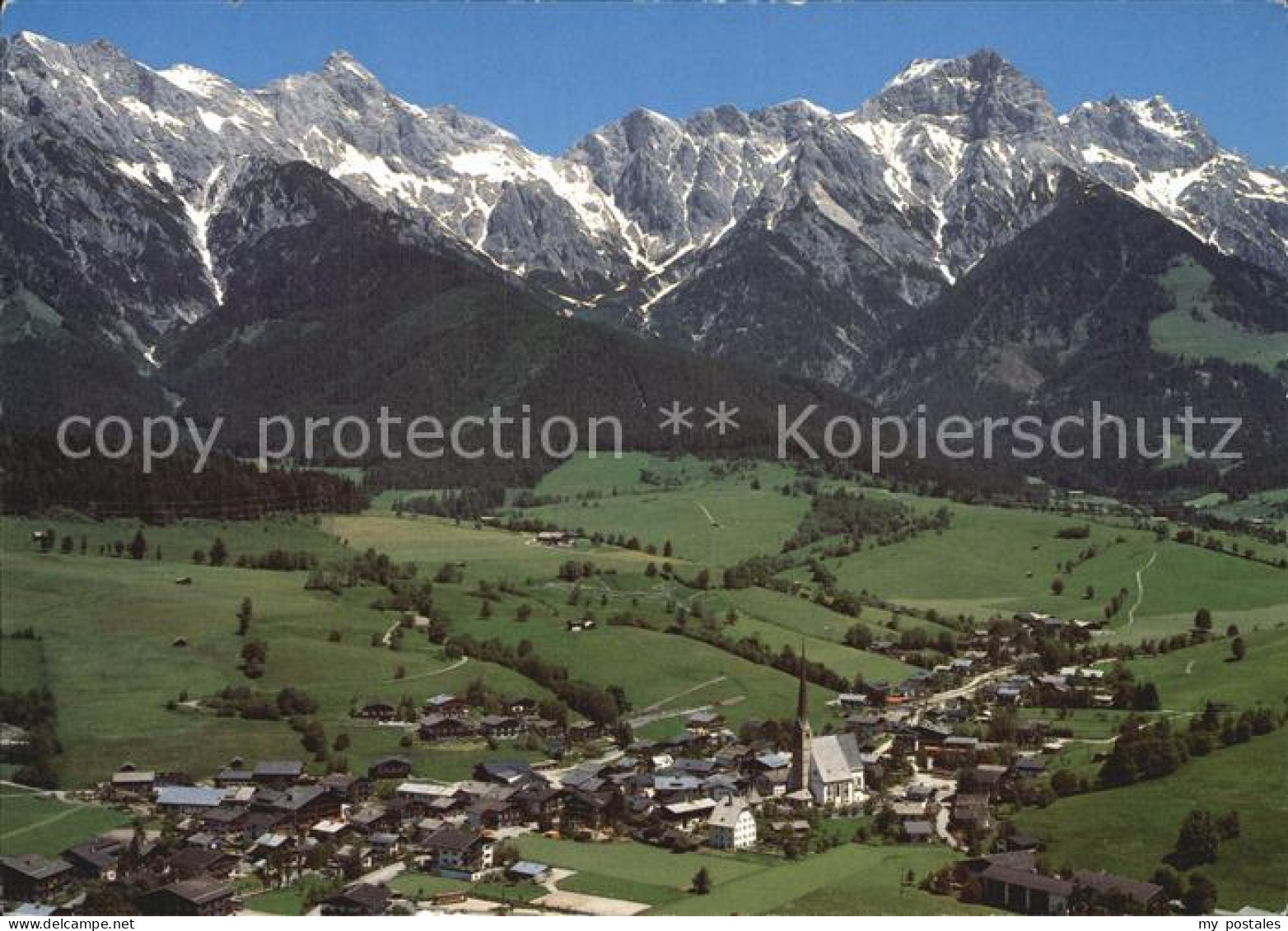 Maria Alm Steinernen Meer Fliegeraufnahme