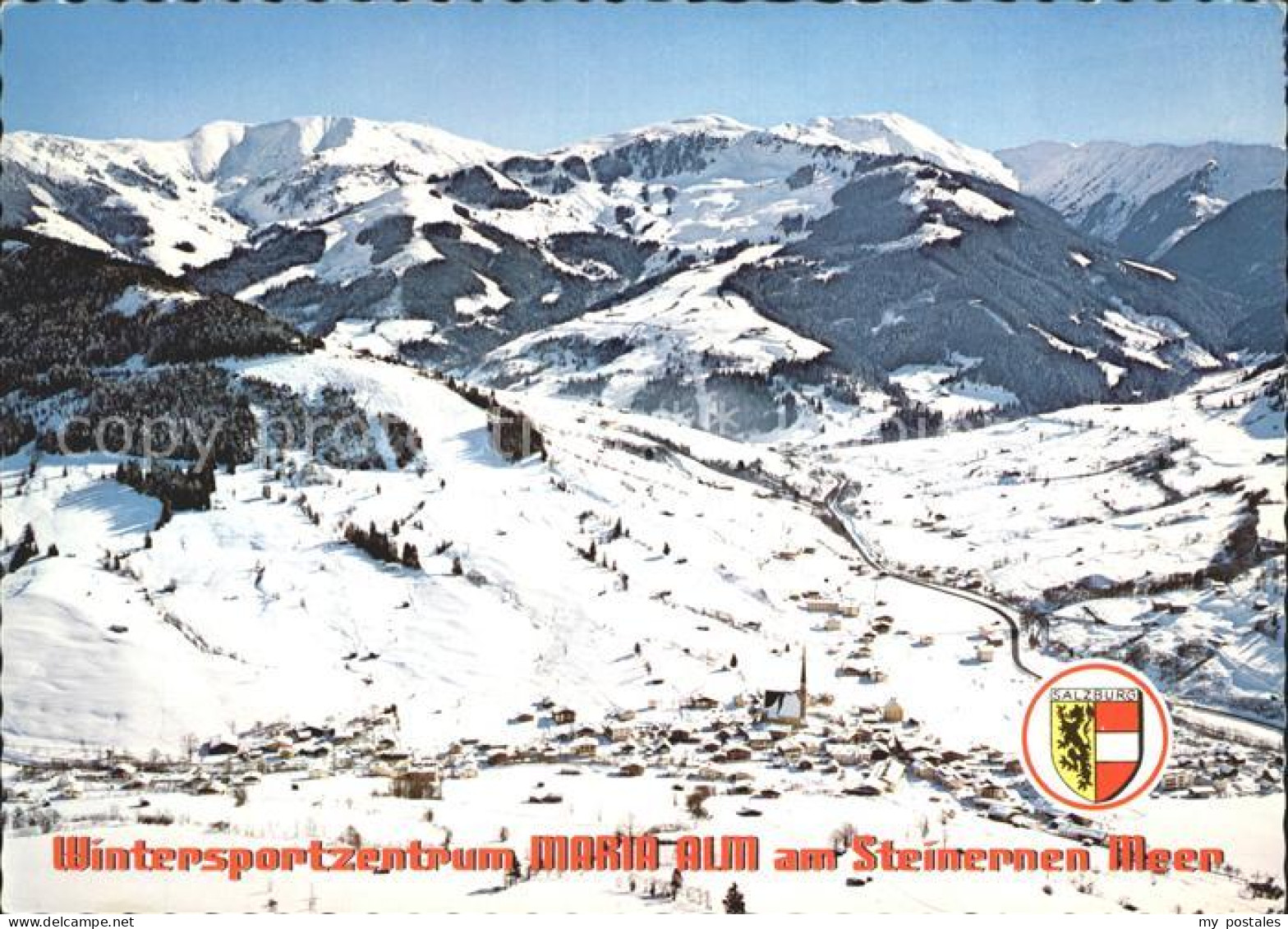 Maria Alm Steinernen Meer Fliegeraufnahme