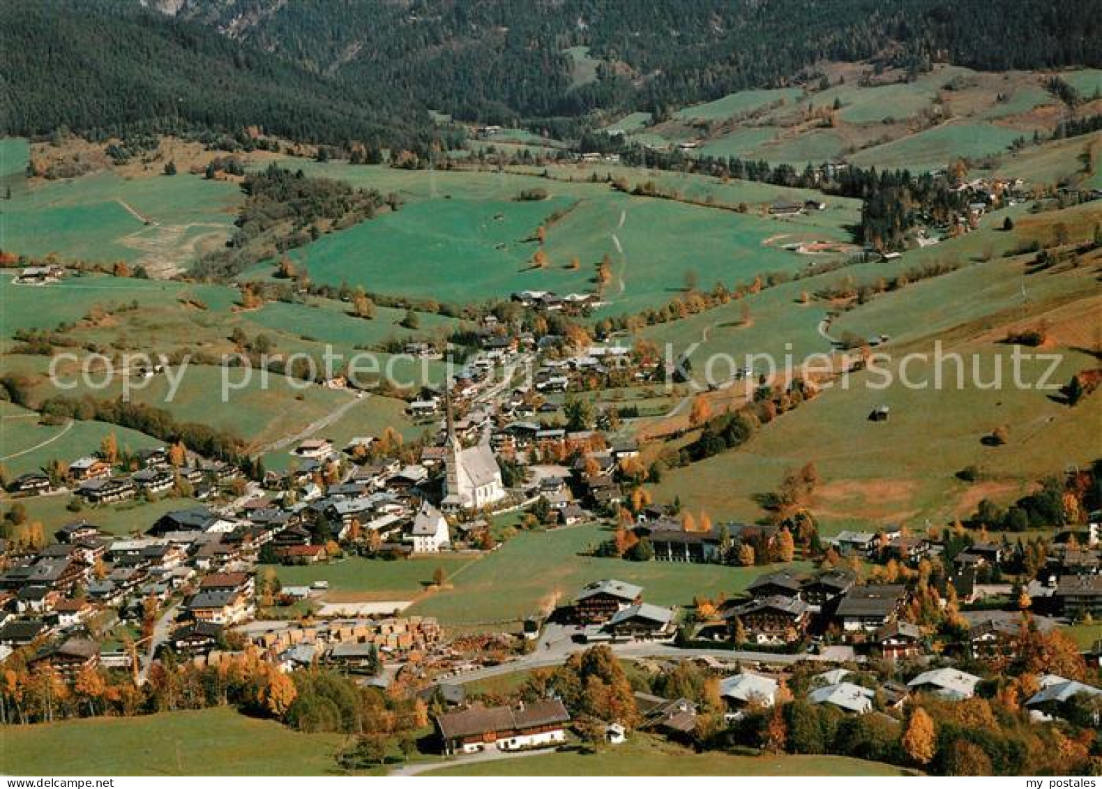 Maria Alm Steinernen Meer Fliegeraufnahme