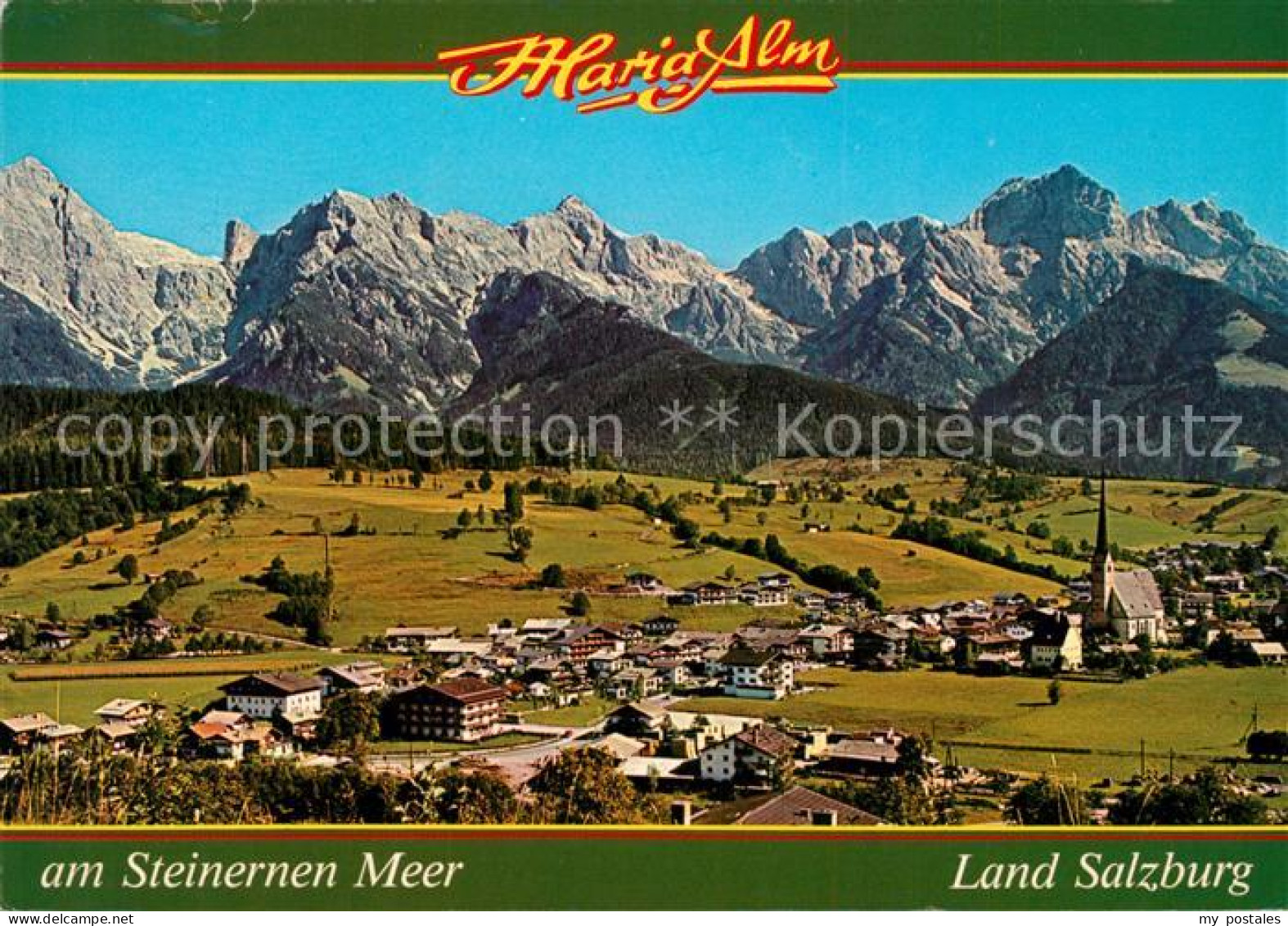 Maria Alm Steinernen Meer Fliegeraufnahme