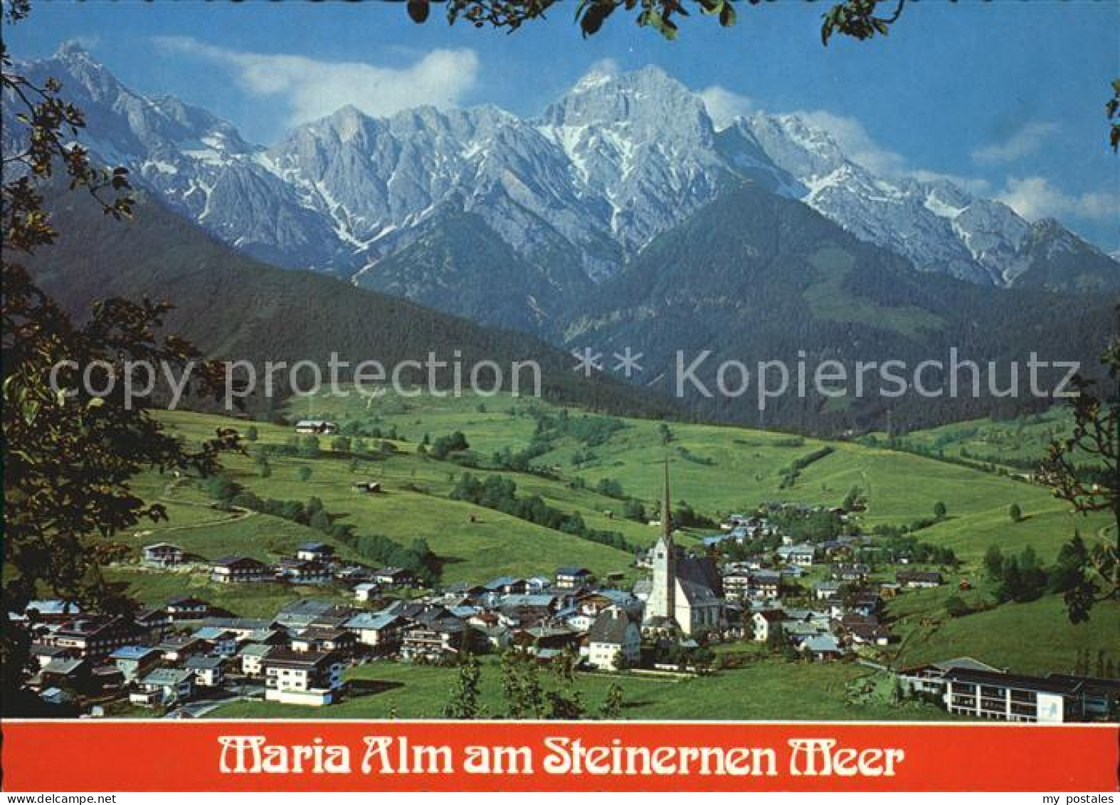 Maria Alm Steinernen Meer Luftbild
